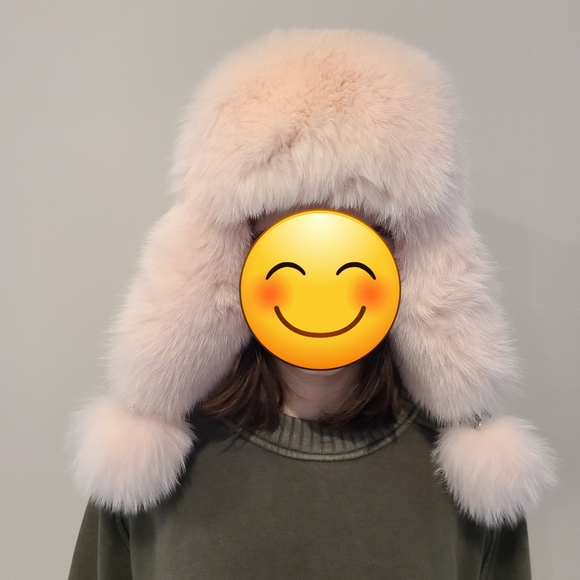 Real fur kids winter hat - Picture 8 of 9